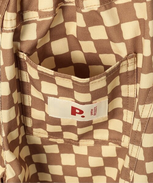 p.premier（ピードットプルミエ） パンツ イロチ買いしたい総柄ツイル