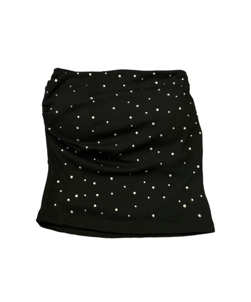 GLITTER ベアトップ 黒 チューブトップ ベアトップ : ZOZOTOWN Yahoo!店 - 通販 - Yahoo