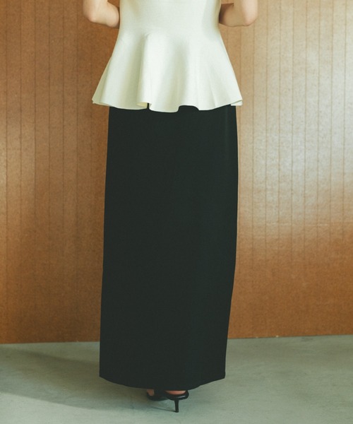 「VANNIE U」 タイトスカート SMALL アイボリー レディース_画像2