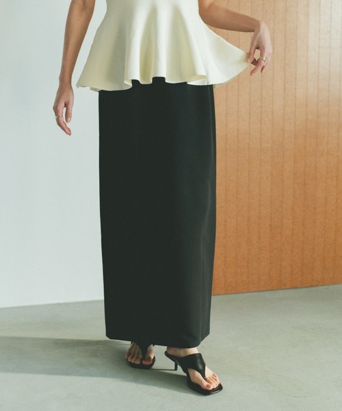 「VANNIE U」 タイトスカート SMALL アイボリー レディース_画像3