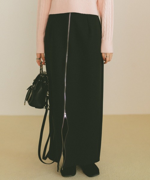 「VANNIE U」 タイトスカート SMALL アイボリー レディース_画像8