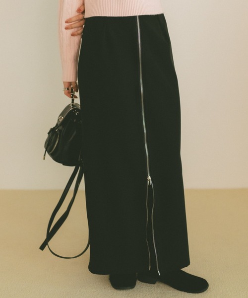 「VANNIE U」 タイトスカート SMALL アイボリー レディース_画像9