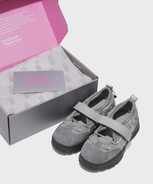 「ROCKFISH WEATHERWEAR」 シューズ 23.0cm グレー レディース_画像7