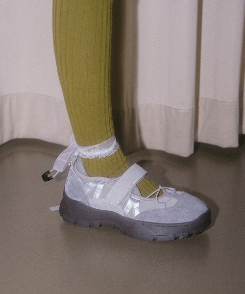 「ROCKFISH WEATHERWEAR」 シューズ 23.0cm グレー レディース_画像8