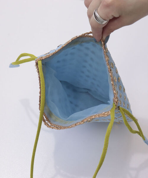 「NE QUITTEZ PAS!」 2WAYバッグ FREE サックスブルー レディース_画像5