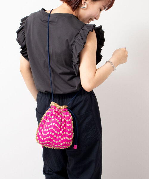 「NE QUITTEZ PAS!」 2WAYバッグ FREE サックスブルー レディース_画像9