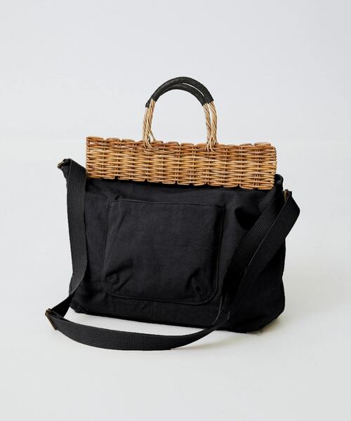 【美品】DIESEL 異素材ミックス　レザー　キャンバス　トート　ショルダー LOISIR ショルダーバッグ バッグ 「2WAY」異素材コンビトートバッグ