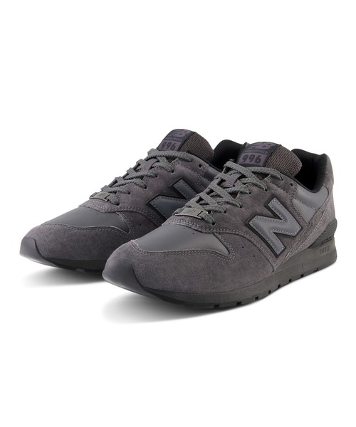 「New Balance」 ローカットスニーカー 24.0cm グレー メンズの画像