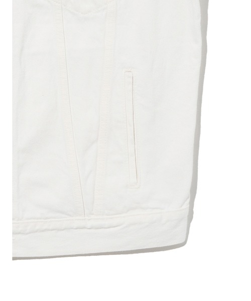 Levi's（リーバイス） デニムジャケット L ホワイト メンズ : ZOZOTOWN