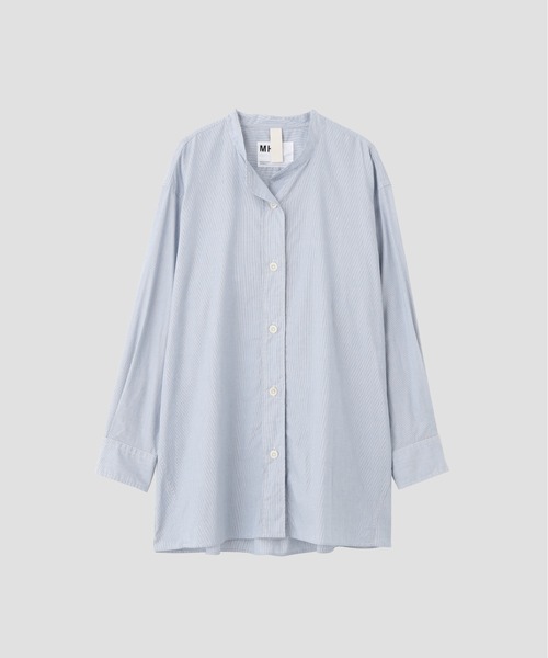 MHL 長袖ブラウス MHL.（エムエイチエル） ブラウス シャツ GRAPHIC COTTON STRIPE