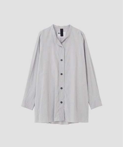 MHL 長袖ブラウス MHL.（エムエイチエル） ブラウス シャツ GRAPHIC COTTON STRIPE