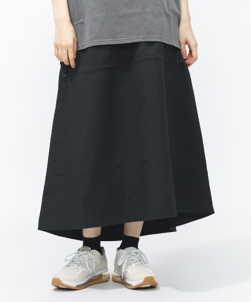 NEW ERA（ニューエラ） ロング スカート WS NYLON DRAWSTRING SKIRT