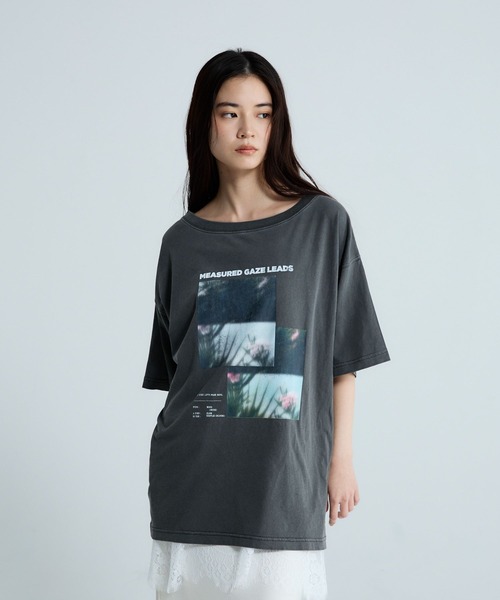 JEANASIS（ジーナシス） tシャツ 半袖 「選べる着丈」brightフォト