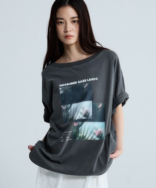 JEANASIS（ジーナシス） tシャツ 「選べる着丈」brightフォト