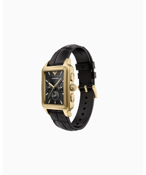 EMPORIO ARMANI 腕時計 「エンポリオ アルマーニ」クオーツ クロノ 