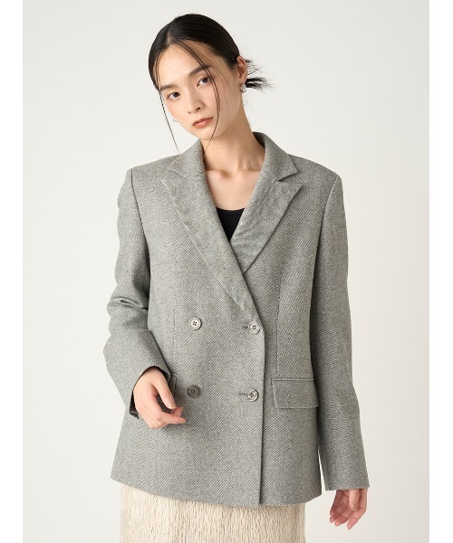 「FRAY I.D」 テーラードジャケット 0 ブラウン レディース_画像2