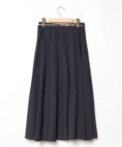 「BLUE LABEL CRESTBRIDGE」 スカート 38 ダークネイビー レディースの画像