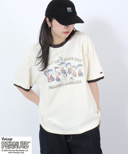 PEANUTS tシャツ FRUIT OF THE LOOM×PEANUTS スヌーピー ヴィンテージ
