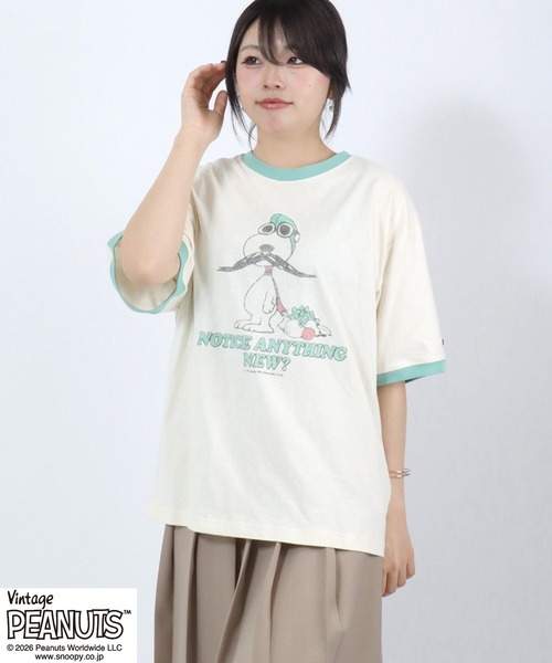 PEANUTS tシャツ FRUIT OF THE LOOM×PEANUTS スヌーピー ヴィンテージ