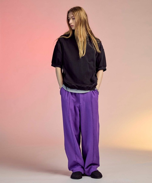 「MAISON SPECIAL」 スウェットパンツ 1 ブラック メンズの画像
