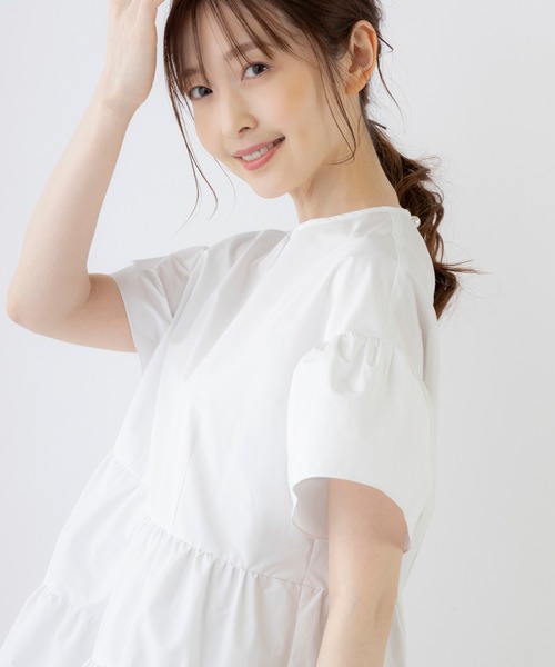 Sono（ソーノ） 半袖ブラウス 1 ホワイト レディース : ZOZOTOWN Yahoo 