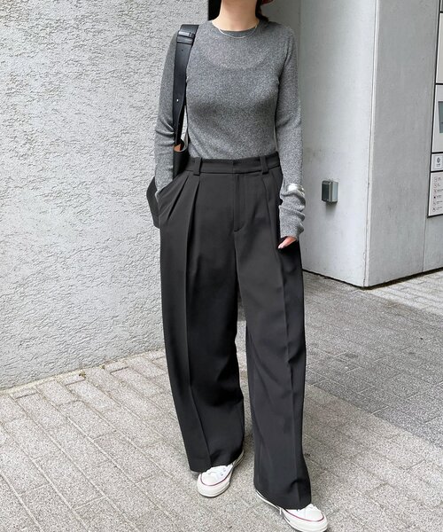 「Spick \u0026 Span」 パンツ 38 ブラック レディースの画像