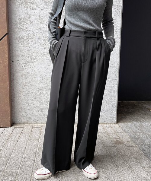 「Spick \u0026 Span」 パンツ 38 ブラック レディースの画像