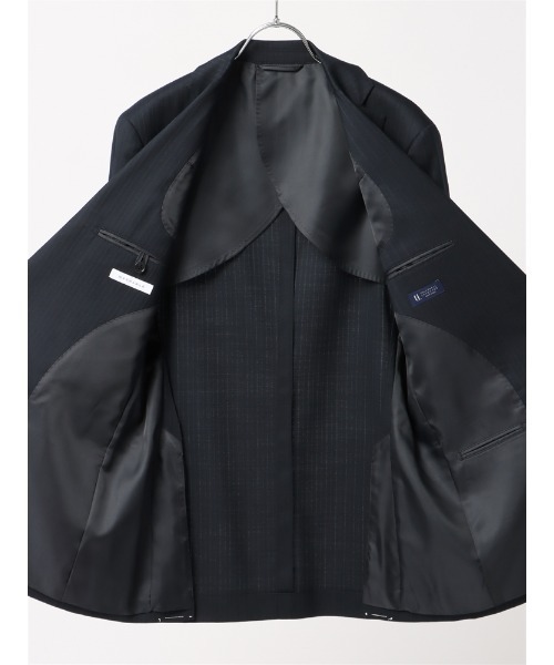 「SUIT SQUARE」 スーツ - ネイビー メンズの画像