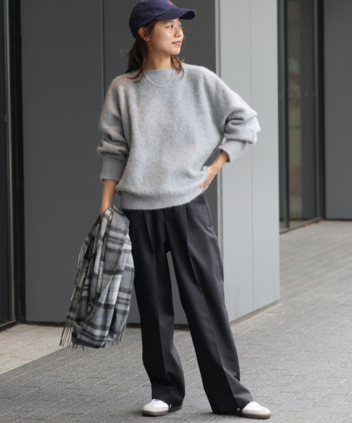「JOURNAL STANDARD relume」 スラックス 38 ブラック レディースの画像
