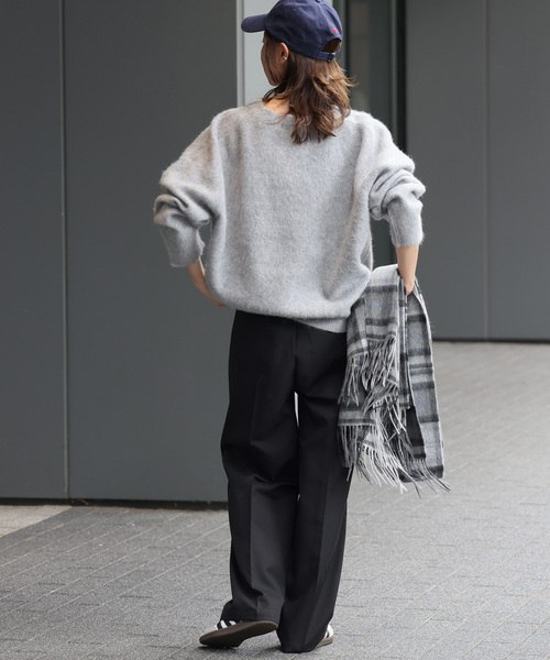 「JOURNAL STANDARD relume」 スラックス 38 ブラック レディースの画像