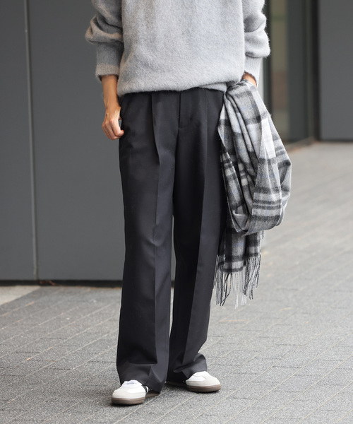 「JOURNAL STANDARD relume」 スラックス 38 ブラック レディースの画像