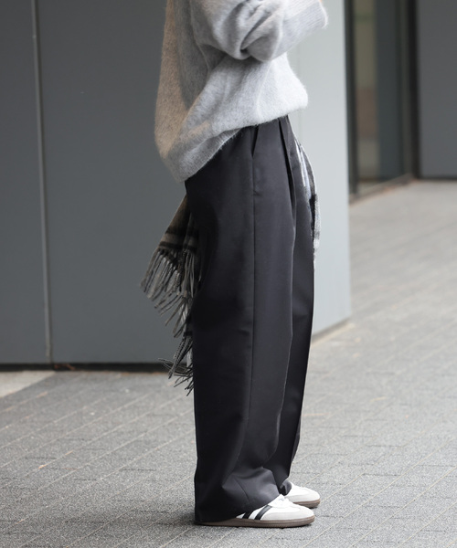 「JOURNAL STANDARD relume」 スラックス 38 ブラック レディースの画像