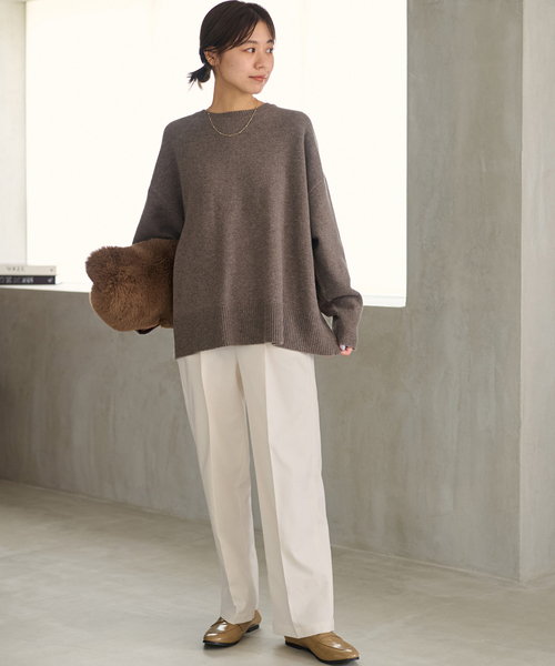 「JOURNAL STANDARD relume」 スラックス 38 ブラック レディースの画像