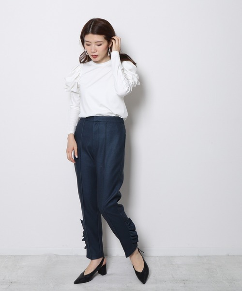 「Re.Verofonna」 長袖カットソー MEDIUM ブラック レディース_画像3