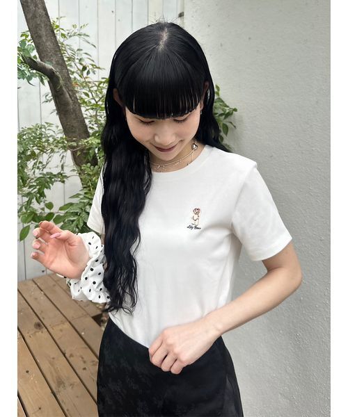 LILY BROWN（リリーブラウン） tシャツ 「Lily Bear」コンパクトT
