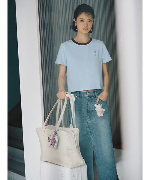 LILY BROWN（リリーブラウン） tシャツ 「Lily Bear」コンパクトT