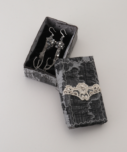 ピアス JEAN FRANCOIS MIMILLA ジャン フランソワ ミミラ Rhinestone in resiピアス BO112 レディースの画像