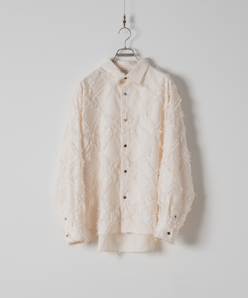 「Casper John」 長袖シャツ MEDIUM ブラック メンズ_画像2