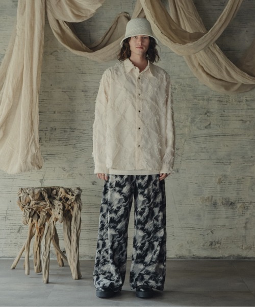 「Casper John」 長袖シャツ MEDIUM ブラック メンズ_画像7
