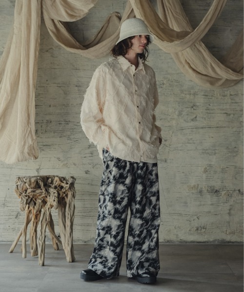 「Casper John」 長袖シャツ MEDIUM ブラック メンズ_画像8