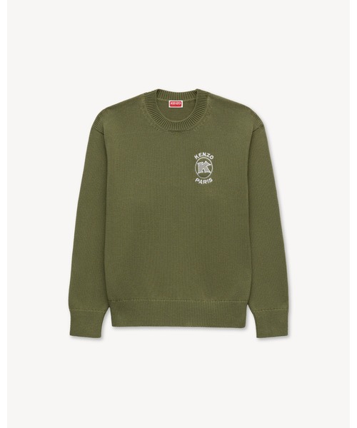 'KENZO Paris Emblem' エンブロイダリー ジャンパー イン コットン メンズの画像