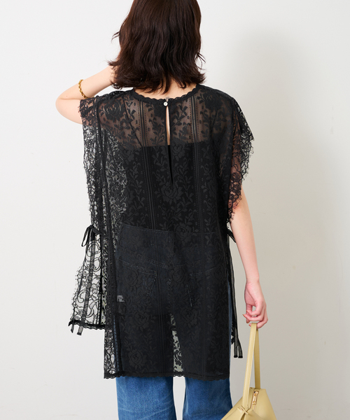 SLOBE IENA（スローブイエナ） ブラウス シャツ Lace layered