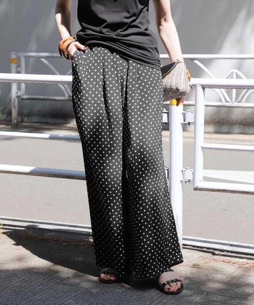 「VERMEIL par iena」 イージーパンツ 40 グレー レディース_画像9