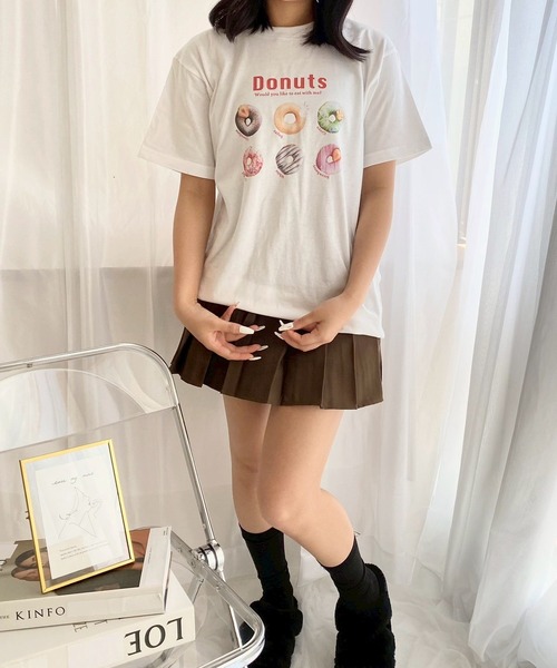 tシャツ 半袖 Donuts半袖Tシャツ レディース : ZOZOTOWN Yahoo!店