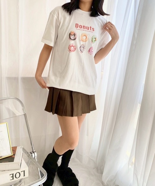 tシャツ 半袖 Donuts半袖Tシャツ レディース : ZOZOTOWN Yahoo!店