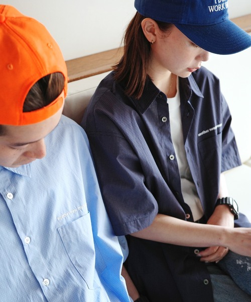 「ANME」 半袖シャツ L ブルー レディース_画像4