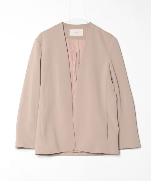 TODAYFULトゥデイフルノーカラージャケット ベージュ TODAYFUL 「TODAYFUL」 ノーカラージャケット 36inch ベージュ