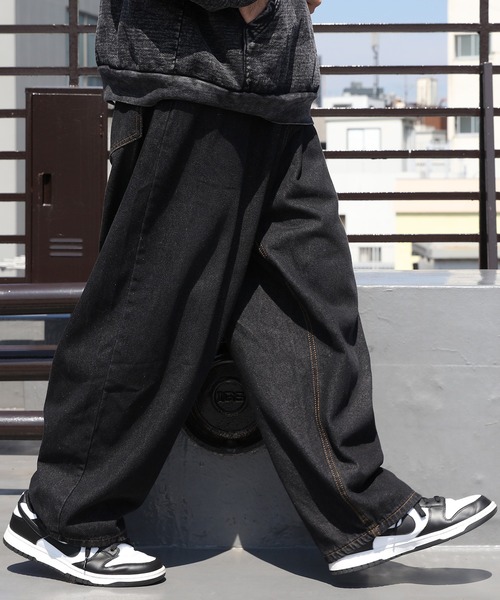 「8(eight)」 デニムパンツ MEDIUM ブラック メンズ_画像3