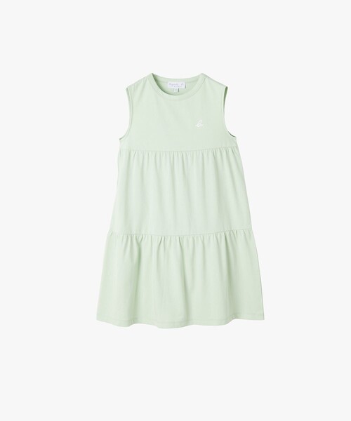 アニエスベー　ワンピース　12a agnes b.（アニエスベー） ワンピース キッズ ”b.” ロゴ コットン