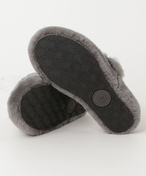 「UGG」 フラットサンダル 22cm グレー レディース_画像3